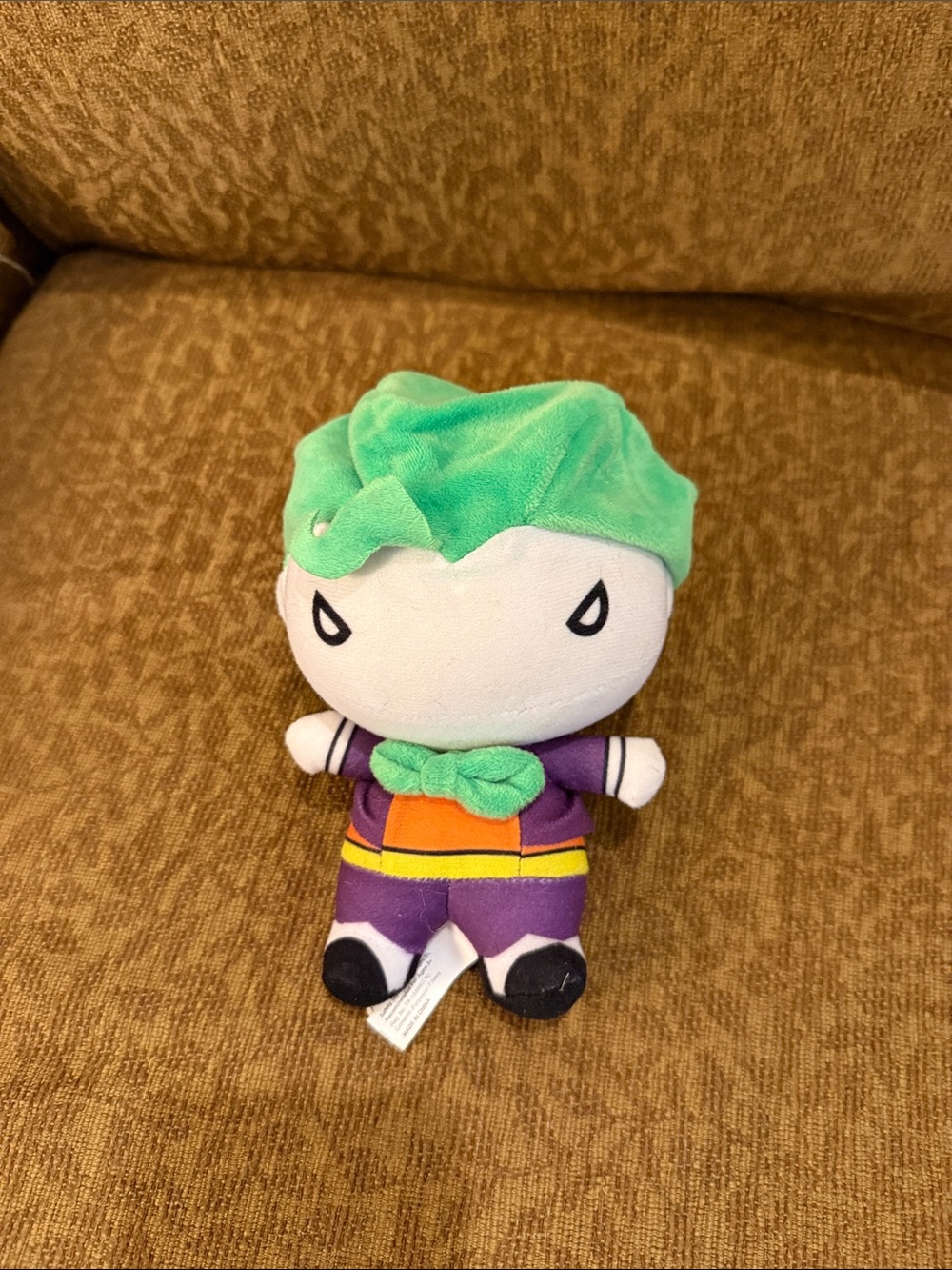 Green-Head Plush Villain Doll - Kids Soft Stuffed Character Toy